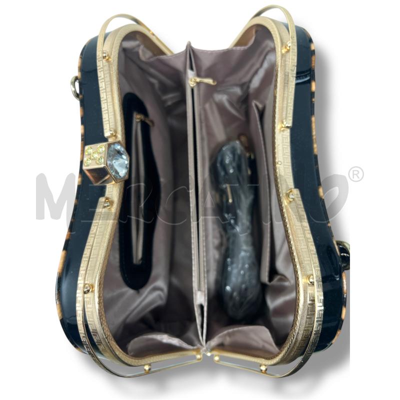 BORSA DONNA GUSSACI RIGIDA LEOPARDATA LUCIDA CHIUSURA GIOIELLO | Mercatino dell'Usato Rivoli 5