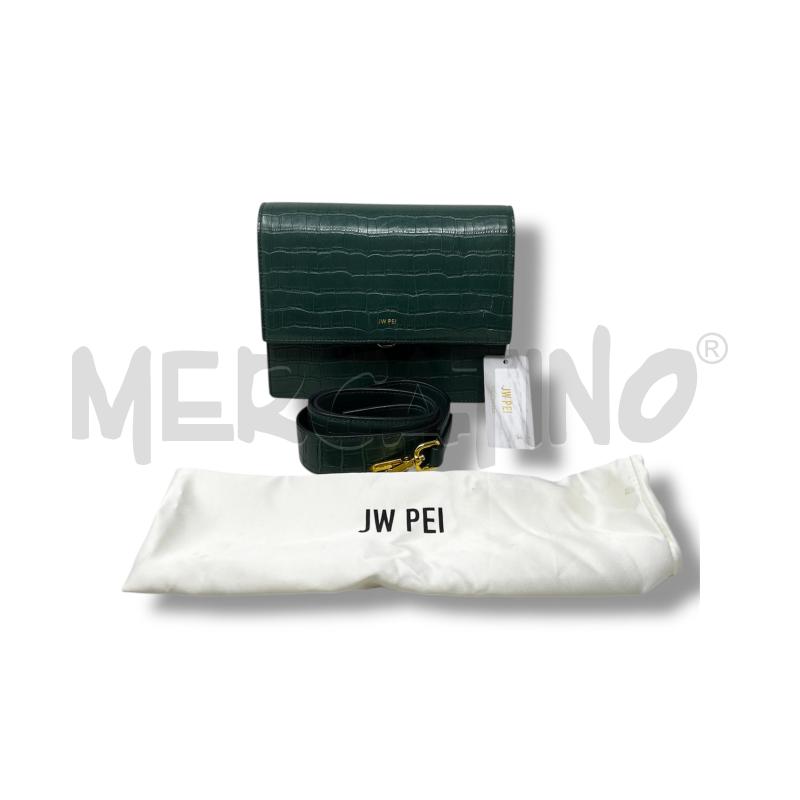 BORSA DONNA JW PEI VERDE SIMILPELLE STAMPA RETTILE  | Mercatino dell'Usato Rivoli 1