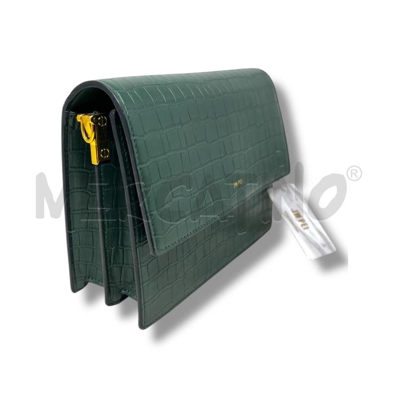 BORSA DONNA JW PEI VERDE SIMILPELLE STAMPA RETTILE  | Mercatino dell'Usato Rivoli 2