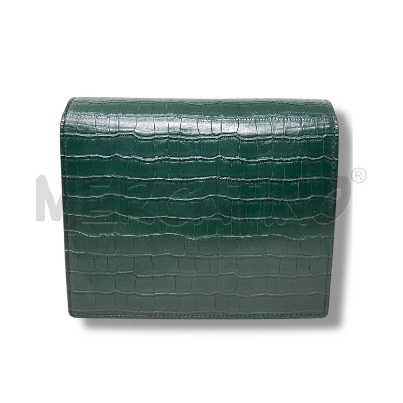 BORSA DONNA JW PEI VERDE SIMILPELLE STAMPA RETTILE  | Mercatino dell'Usato Rivoli 3