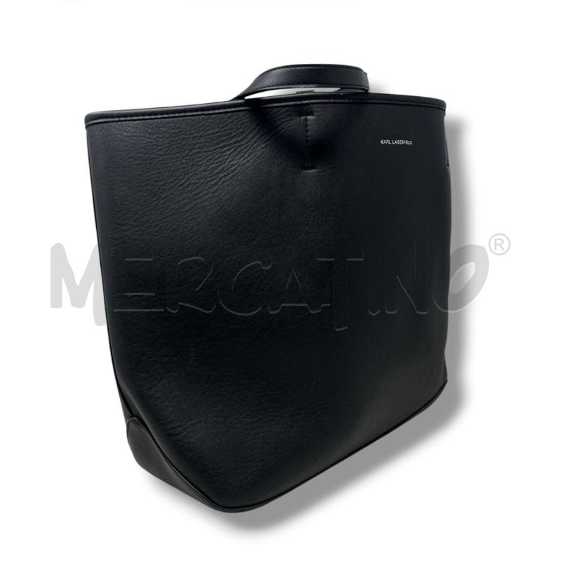 BORSA DONNA KARL LAGERFELD NERA LUXURY IS A DISCIPLINE | Mercatino dell'Usato Rivoli 3