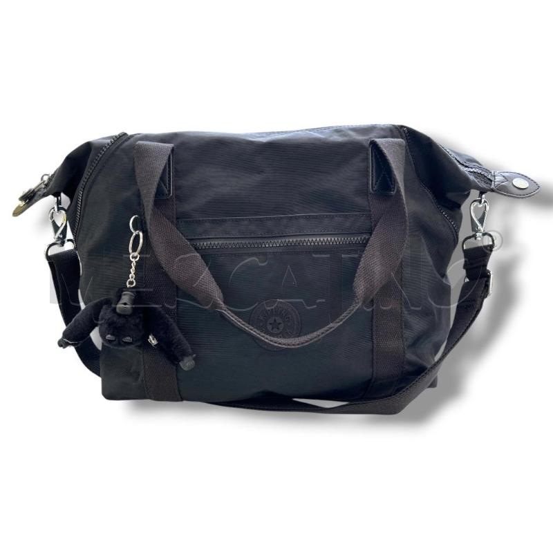 BORSA DONNA KIPLING NERA A SPALLA CON TRACOLLA | Mercatino dell'Usato Rivoli 1