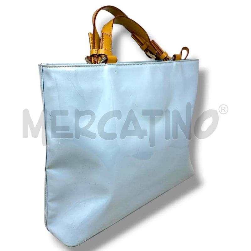 BORSA DONNA LANCETTI AZZ VERNICE MANICO MARR | Mercatino dell'Usato Rivoli 3