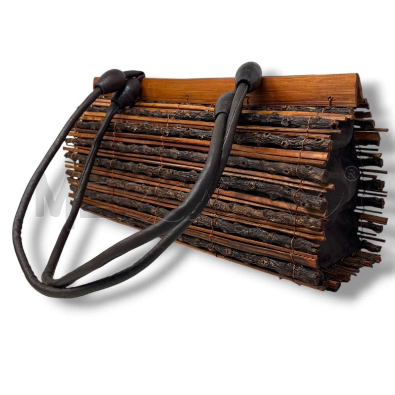 BORSA DONNA LEGNO E BAMBOO  | Mercatino dell'Usato Rivoli 3