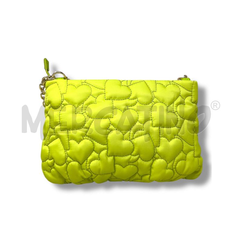 BORSA DONNA LOVE MOSCHINO LIME ACIDO TESSUTO TRAPUNTATO JC4029PP1I | Mercatino dell'Usato Rivoli 3