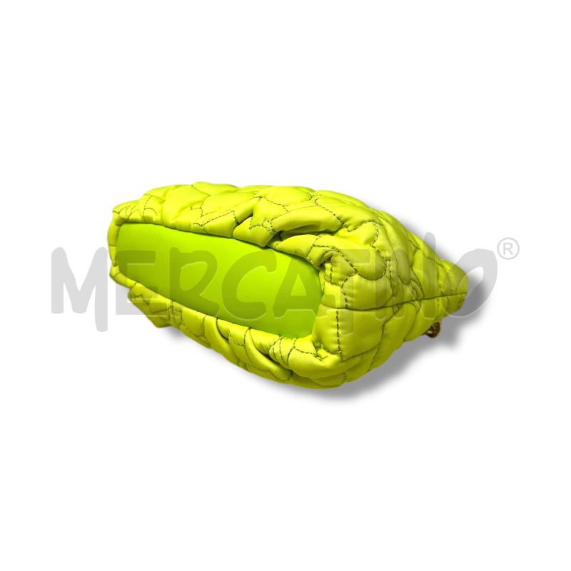 BORSA DONNA LOVE MOSCHINO LIME ACIDO TESSUTO TRAPUNTATO JC4029PP1I | Mercatino dell'Usato Rivoli 4
