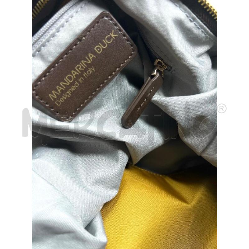 BORSA DONNA MADARINA DUCK SENAPE TRACOLLA MARRONE | Mercatino dell'Usato Rivoli 3