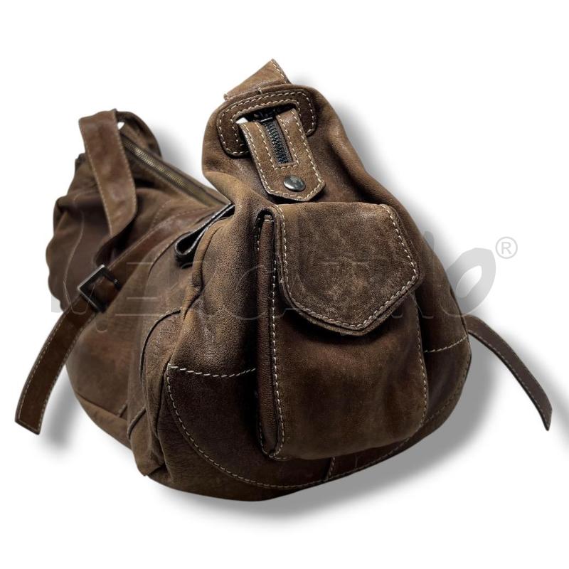 BORSA DONNA MAX & CO PELLE MARRONE MEZZA LUNA | Mercatino dell'Usato Rivoli 2