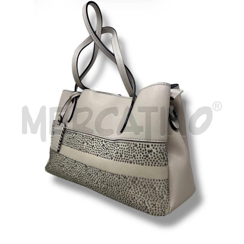 BORSA DONNA MELLUSO GHIACCIO BRILL PELLE | Mercatino dell'Usato Rivoli 2