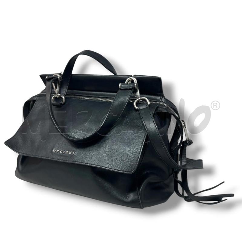 BORSA DONNA ORCIANI NERA PELLE  | Mercatino dell'Usato Rivoli 1