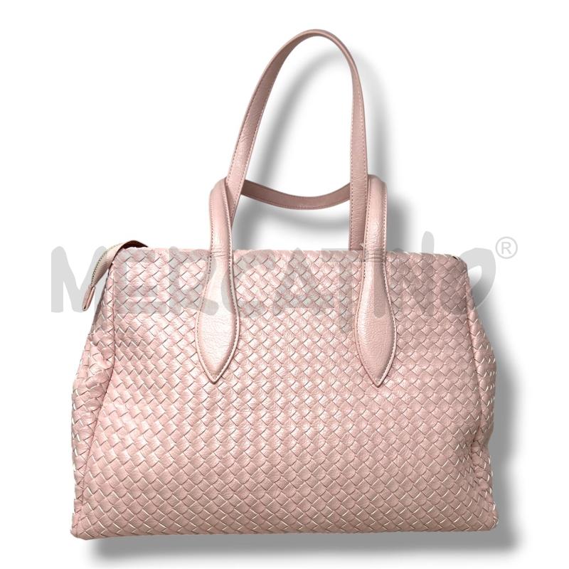 BORSA DONNA ROSA SIMILP INTRECCIO  | Mercatino dell'Usato Rivoli 3