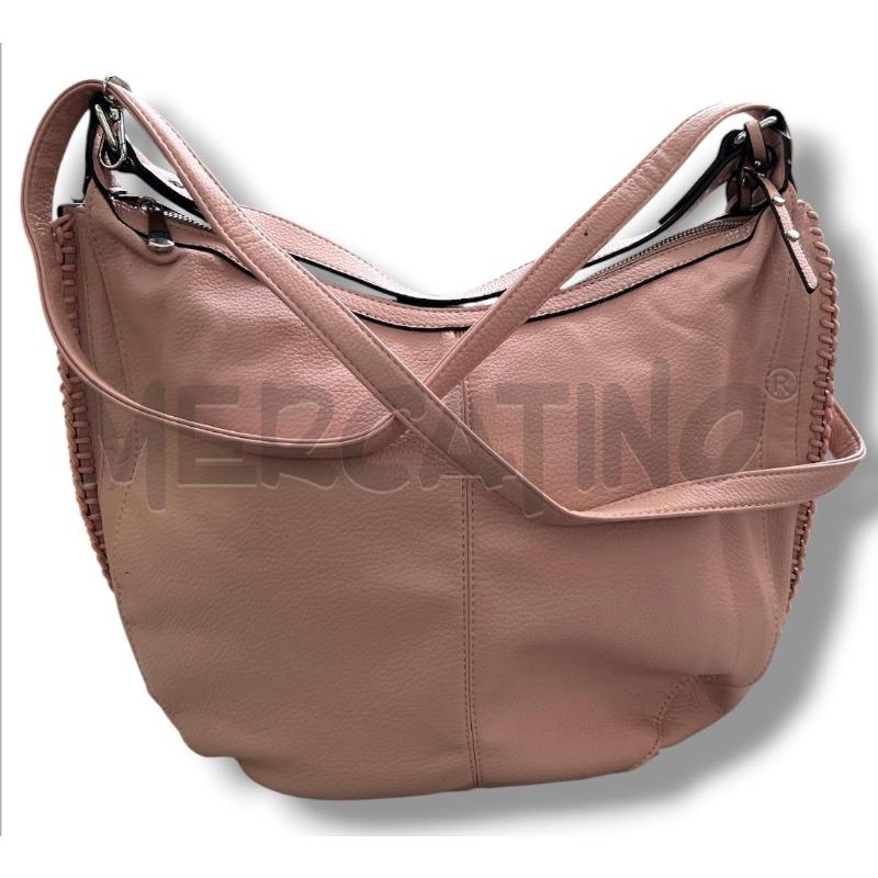 BORSA DONNA ROSA SIMILP PROFILI CUCITURE | Mercatino dell'Usato Rivoli 3