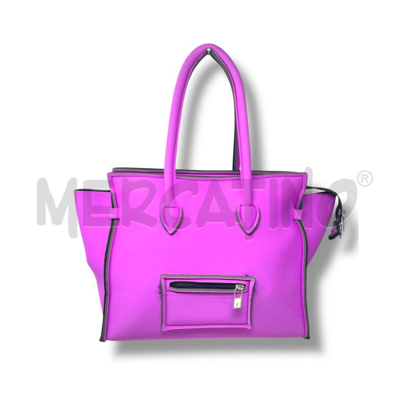 BORSA DONNA SAVE MY BAG VIOLA | Mercatino dell'Usato Rivoli 3