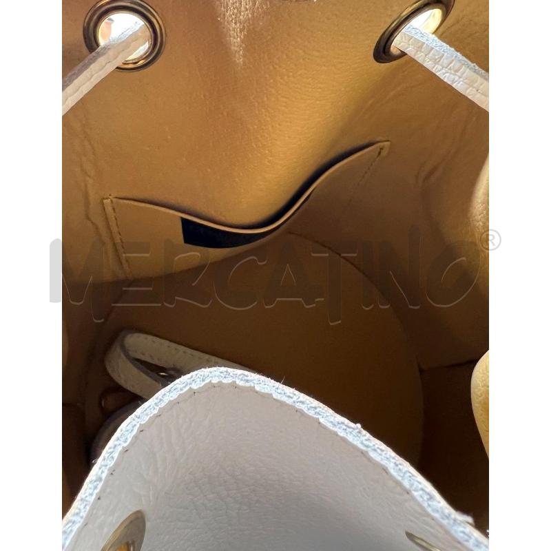 BORSA DONNA SECCHIELLO BIANCA PELLE | Mercatino dell'Usato Rivoli 5