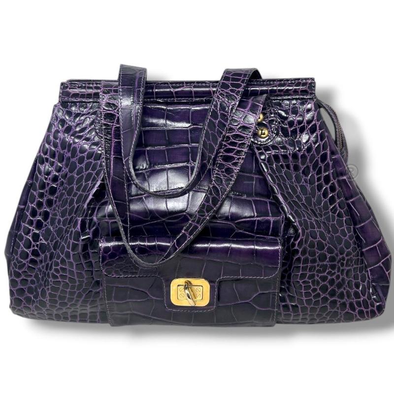 BORSA DONNA SILVANO BIAGINI VIOLA  | Mercatino dell'Usato Rivoli 1
