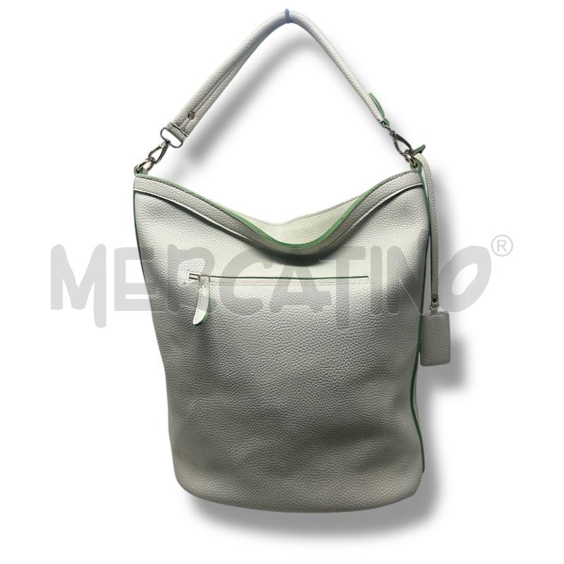 BORSA DONNA SODINI VERDE MENTA INTRECCIO | Mercatino dell'Usato Rivoli 3