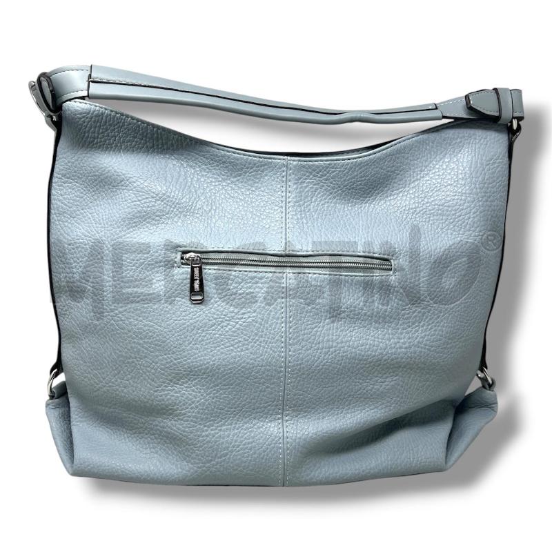 BORSA DONNA SWEET YEARS AZZURRA DOPPIA ZIP FRONTALE | Mercatino dell'Usato Rivoli 3