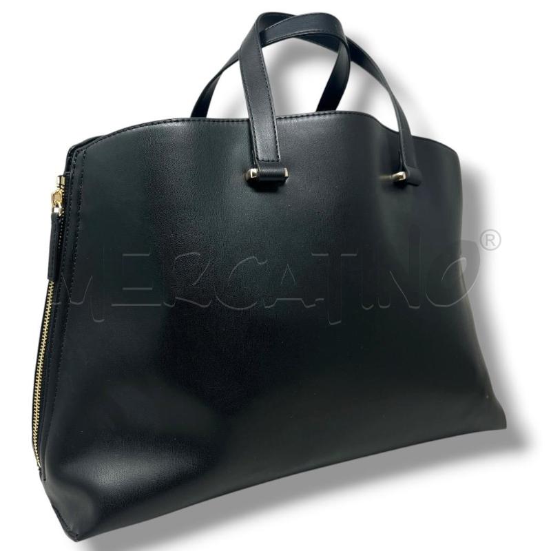 BORSA DONNA TOMMY HILFIGER NERA SIMILP MANICI TESSUTO | Mercatino dell'Usato Rivoli 3