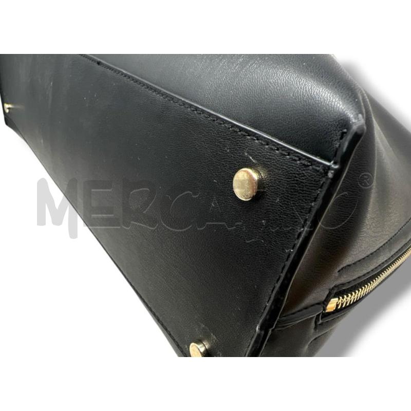 BORSA DONNA TOMMY HILFIGER NERA SIMILP MANICI TESSUTO | Mercatino dell'Usato Rivoli 4