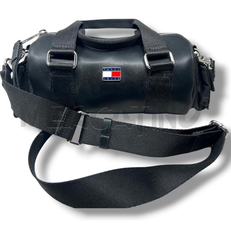 BORSA DONNA TOMMY HILFIGER NERA ZIP DORATE  | Mercatino dell'Usato Rivoli 1