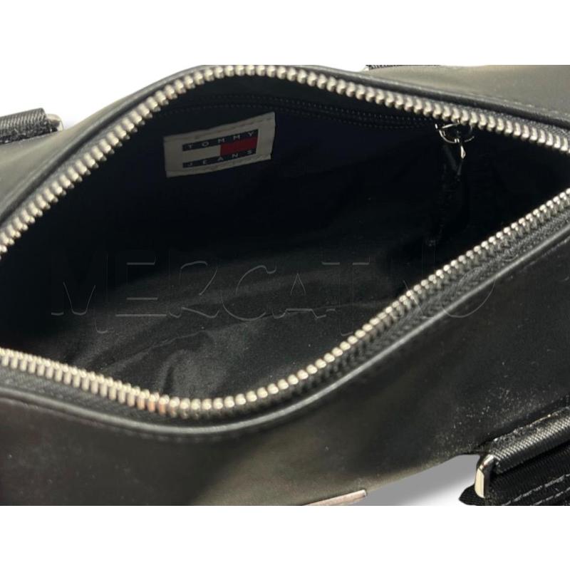 BORSA DONNA TOMMY HILFIGER NERA ZIP DORATE  | Mercatino dell'Usato Rivoli 4