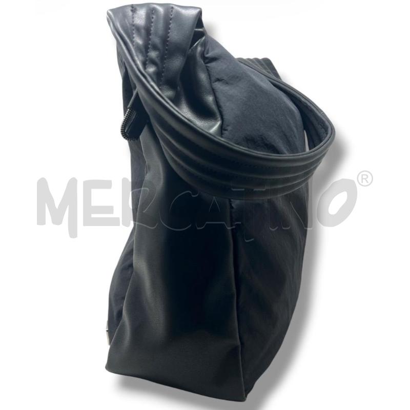 BORSA DONNA TOMMY JEANS NERA TESSUTO E SIMILPELLE | Mercatino dell'Usato Rivoli 3