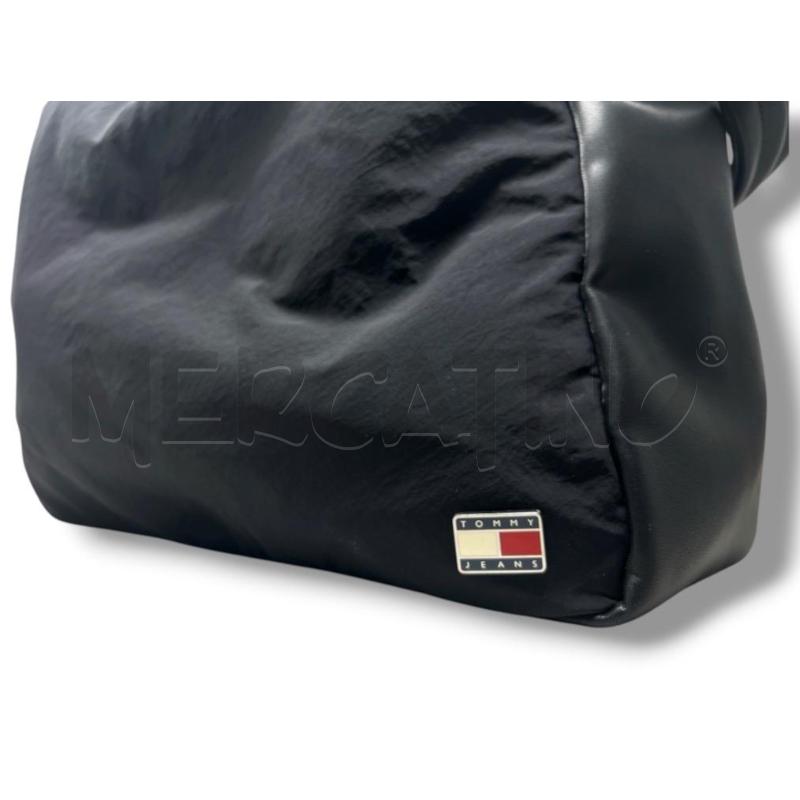BORSA DONNA TOMMY JEANS NERA TESSUTO E SIMILPELLE | Mercatino dell'Usato Rivoli 4