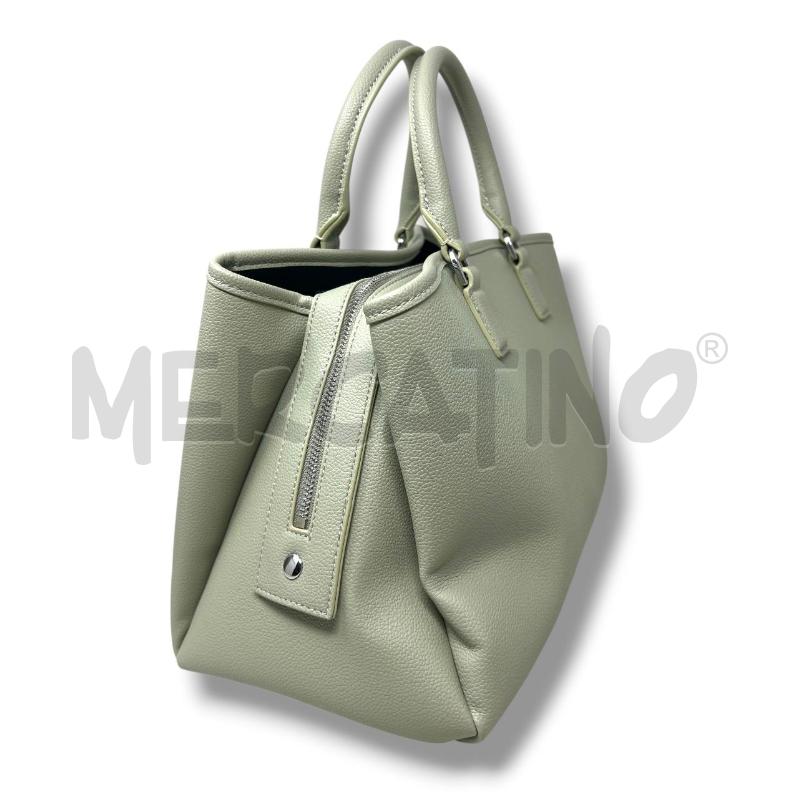 BORSA DONNA TRUSSARDI SALVIA PELLE VEGANA  | Mercatino dell'Usato Rivoli 4