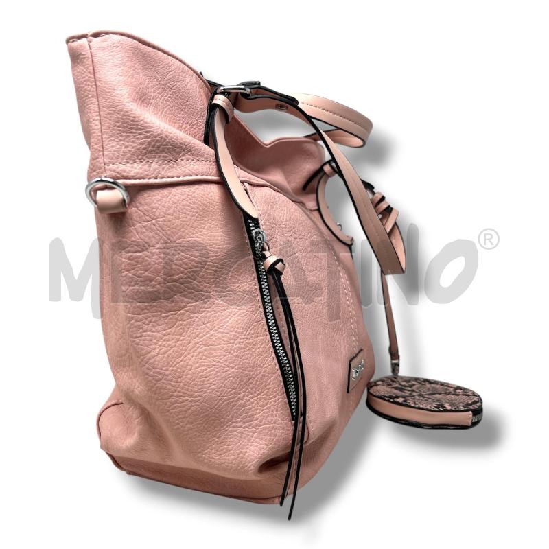 BORSA DONNA YY COVERI ROSA 2 ZIP LATO | Mercatino dell'Usato Rivoli 2