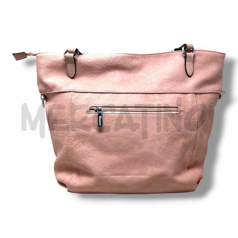 BORSA DONNA YY COVERI ROSA 2 ZIP LATO | Mercatino dell'Usato Rivoli 3