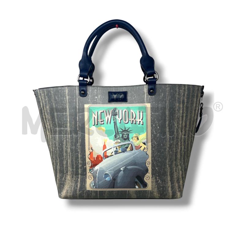BORSA DONNA Y NOT NEW YORK FRANCOBOLLO AVIO | Mercatino dell'Usato Rivoli 1