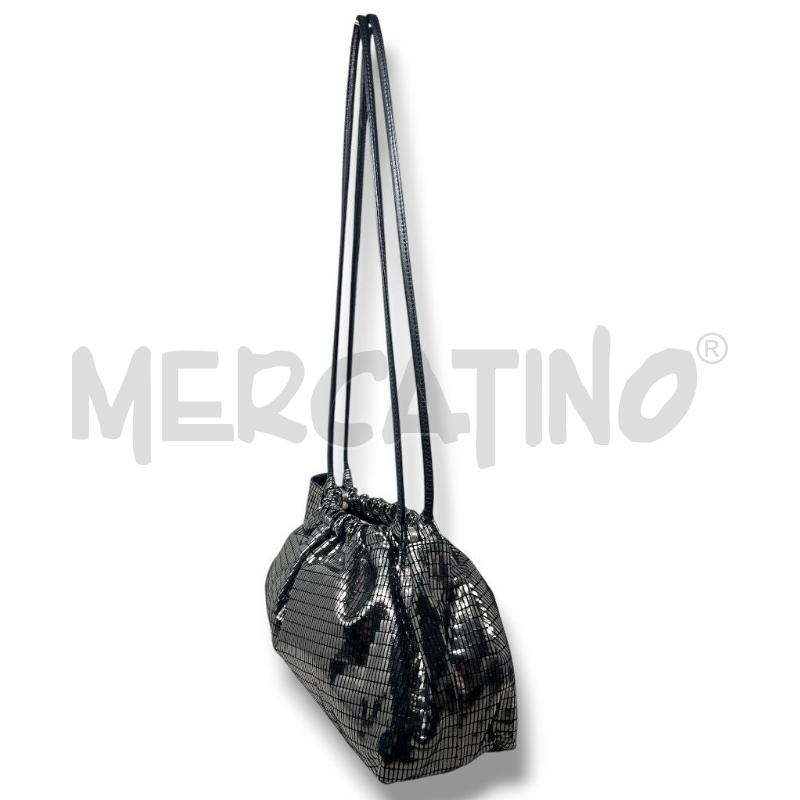 BORSA MARIELLA BURANI NERA LUSTRINI ARG BRUNITO | Mercatino dell'Usato Rivoli 2