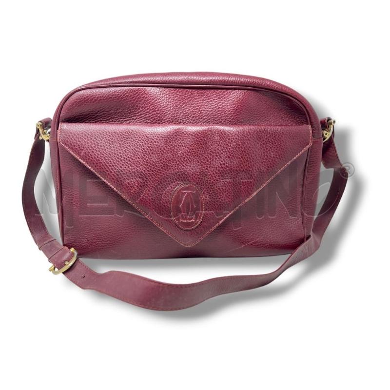 BORSA TRACOLLA DONNA MUST DE CARTIER BORDEAUX | Mercatino dell'Usato Rivoli 1