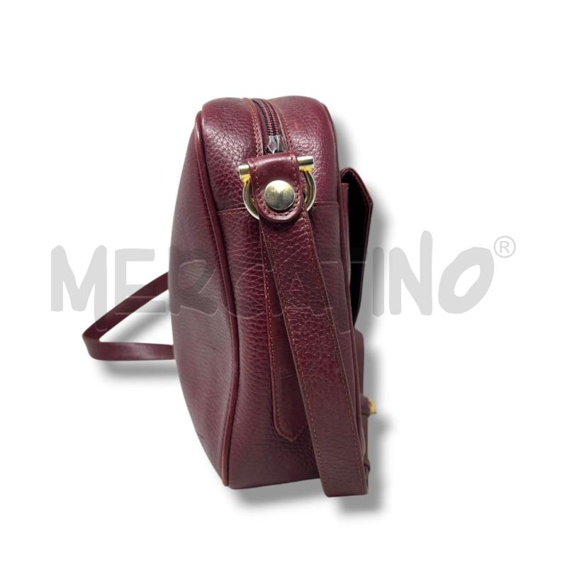 BORSA TRACOLLA DONNA MUST DE CARTIER BORDEAUX | Mercatino dell'Usato Rivoli 3