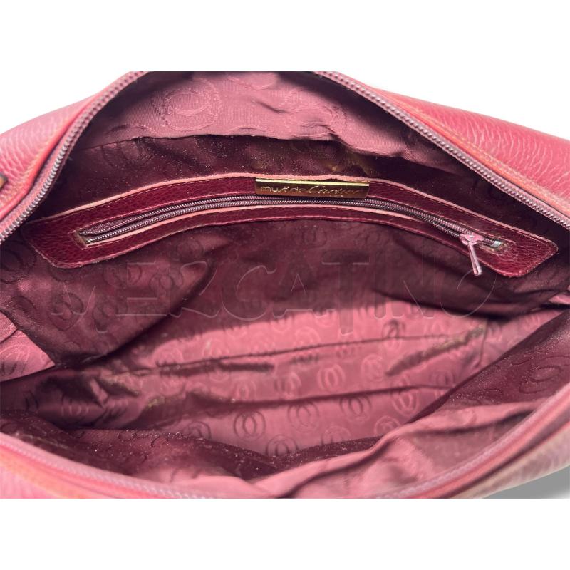 BORSA TRACOLLA DONNA MUST DE CARTIER BORDEAUX | Mercatino dell'Usato Rivoli 4