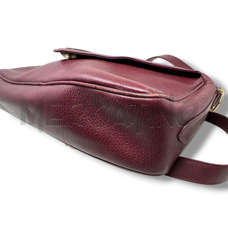 BORSA TRACOLLA DONNA MUST DE CARTIER BORDEAUX | Mercatino dell'Usato Rivoli 5