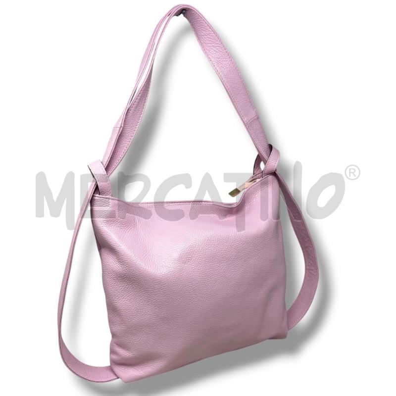 BORSA ZAINO DONNA DERY ROSA PELLE | Mercatino dell'Usato Rivoli 3