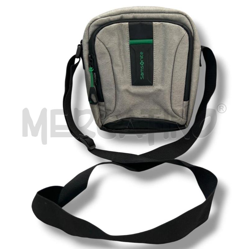 BORSELLO UOMO SAMSONITE GRIGIO NERO | Mercatino dell'Usato Rivoli 1