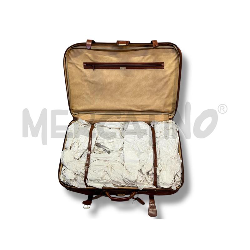BORSONE PELLE MARIANELLI MARRONE 75X50X15 | Mercatino dell'Usato Rivoli 2