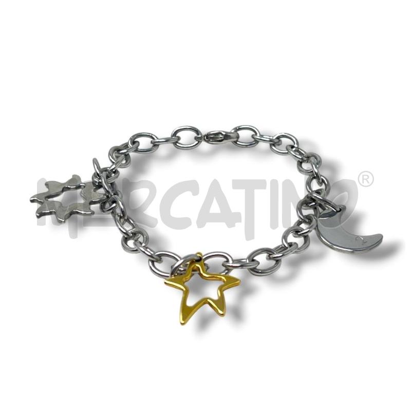 BRACCIALE 2JEWELS STELLA SOLE LUNA PENDENTI | Mercatino dell'Usato Rivoli 1
