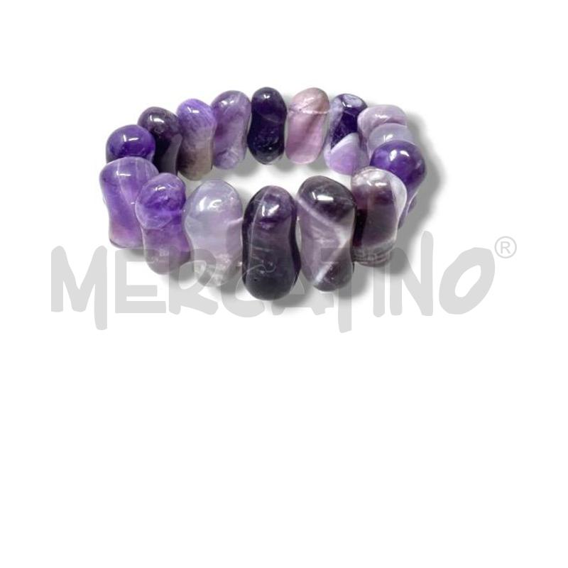 BRACCIALE AMETISTA ELASTICO | Mercatino dell'Usato Rivoli 1