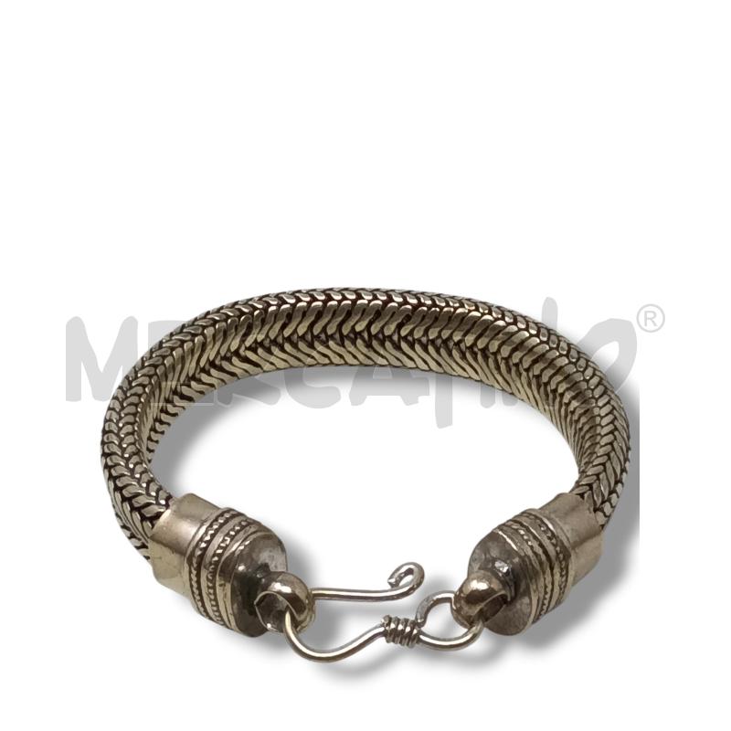BRACCIALE ARGENTONE LARGO PIATTO | Mercatino dell'Usato Rivoli 1