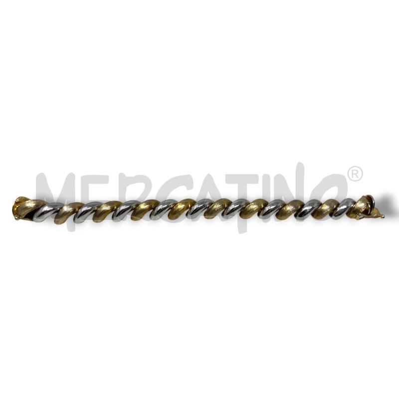 BRACCIALE ARG 835 ARGENTATO DORATO ONDE | Mercatino dell'Usato Rivoli 2