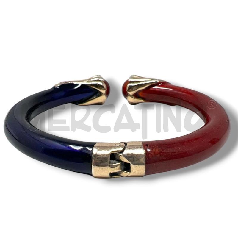 BRACCIALE BU ROSSO INSERTI ARG.925  | Mercatino dell'Usato Rivoli 2
