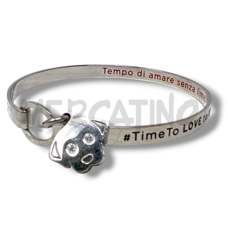BRACCIALE MARLU CAGNOLINO PENDENTE TEMPO DI AMARE.. | Mercatino dell'Usato Rivoli 3