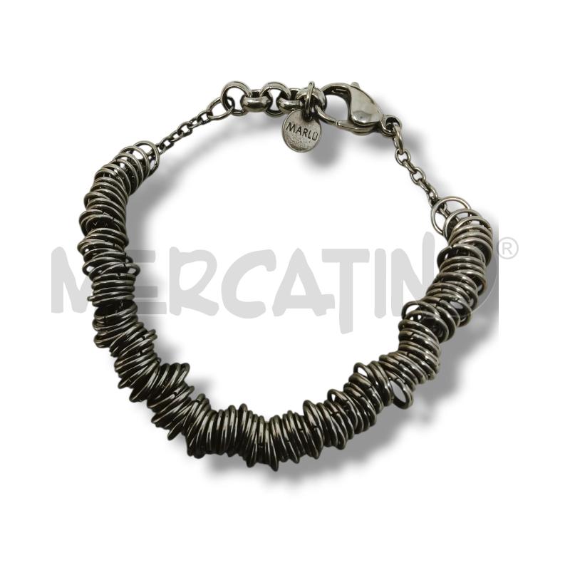 BRACCIALE MARLU MULTICERCHI ACCIAIO | Mercatino dell'Usato Rivoli 1
