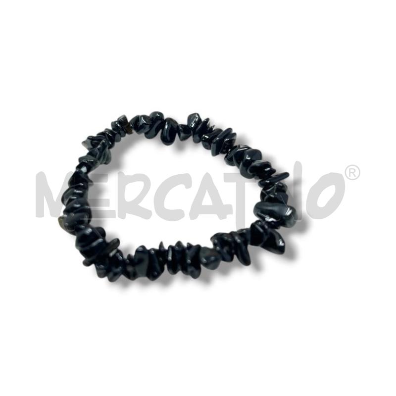 BRACCIALE OSSIDIANA ELASTICIZZATO | Mercatino dell'Usato Rivoli 2