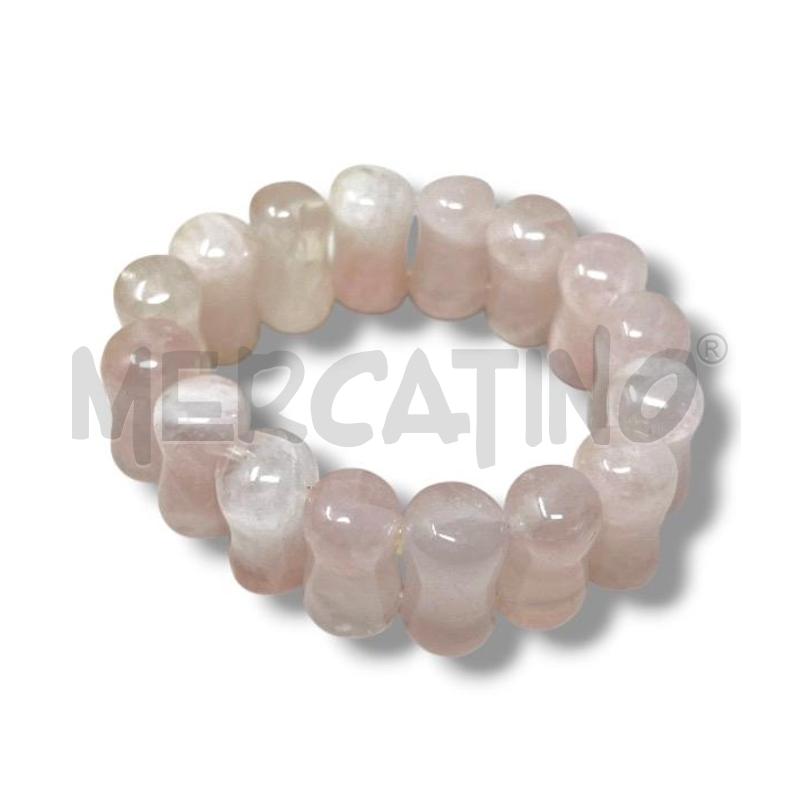 BRACCIALE QUARZO ROSA ELASTICO  | Mercatino dell'Usato Rivoli 2