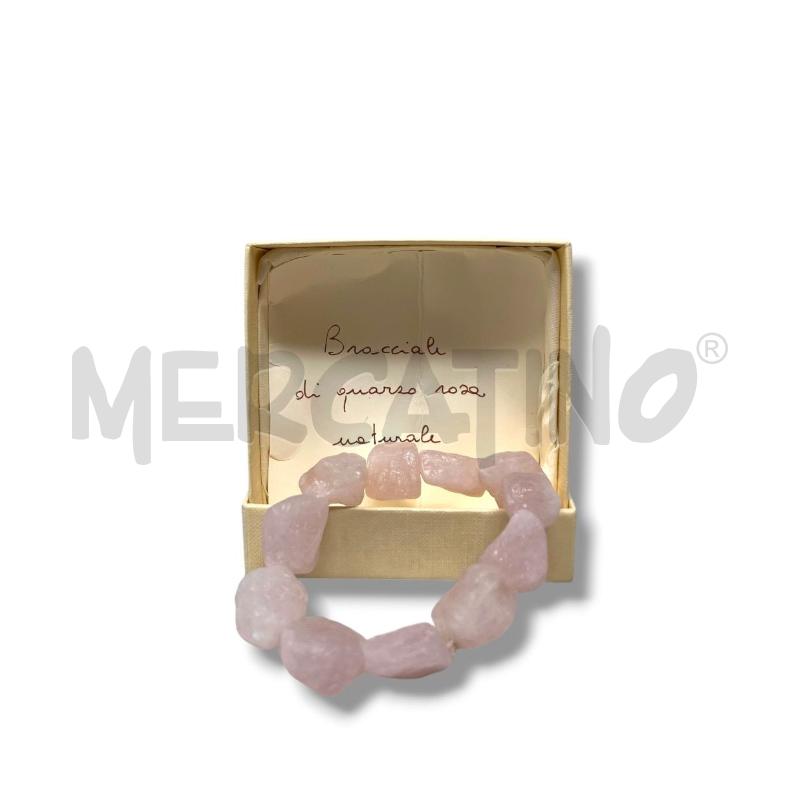 BRACCIALE QUARZO ROSA NATURALE | Mercatino dell'Usato Rivoli 1