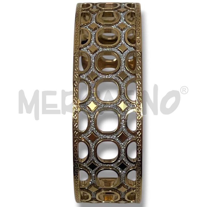 BRACCIALE REBECCA RIGIDO SEVENTIES DORATO GEOMETRIE | Mercatino dell'Usato Rivoli 1